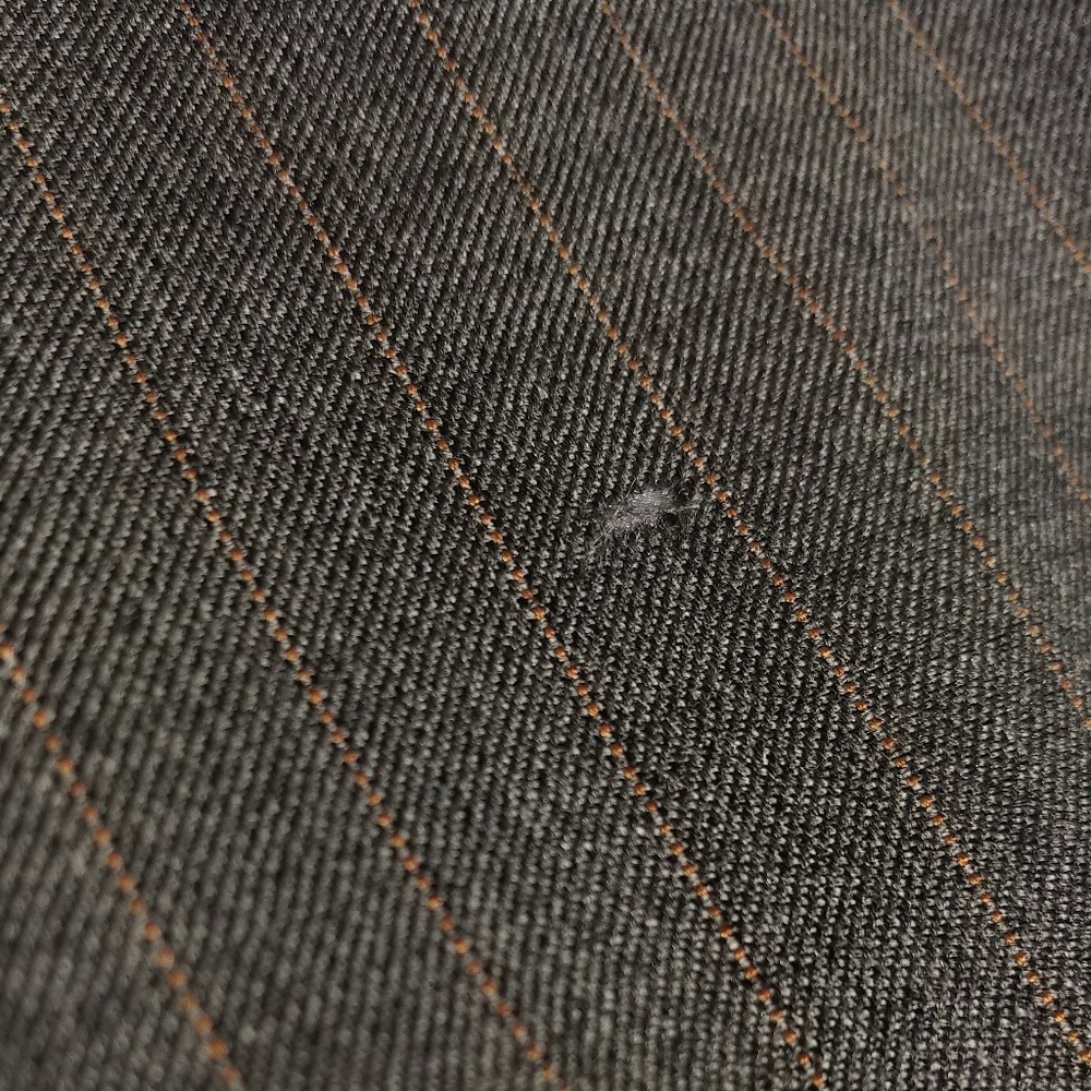 Burberry Grey Pinstripe Blazer 44L - Picture 2 of 8